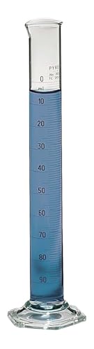 Cilindro de vidrio graduado Pyrex 3025 de 1000 ml para medición de líquidos