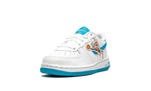 Nike Toddler Force 1 Td Space Jam Toon Squad, White/Lt Blue Fury/White4
