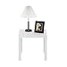 Furinno Classic Square Parsons Side End Table, 1-Pack, White
