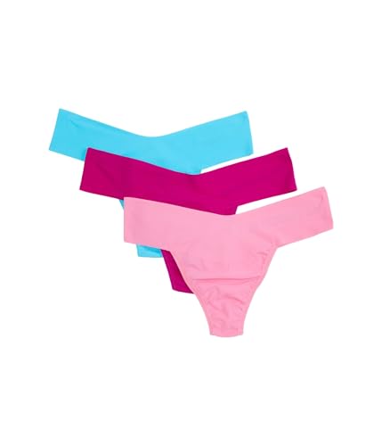 Image of hanky panky - BreatheSoft Natural Rise Thongs for Women | Comfortable Everyday Lingerie Panties | Sizes (XS-XL) | 3 pack