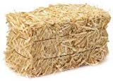 Thanksgiving Fall Harvest Autumn Fall Decorations, 3.5 in, 4 in. Straw Bales, 2 1/2-Inch-by-1 1/4-Inch-1-Inch Bale