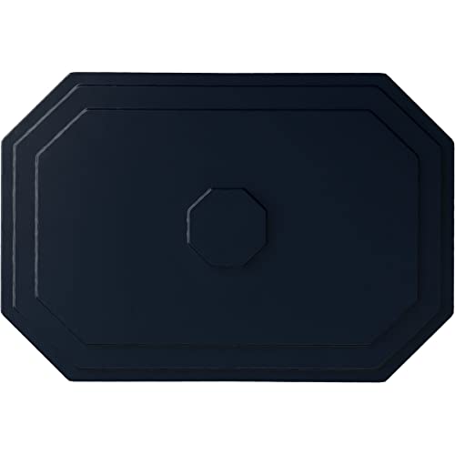 Image of Ekena Millwork CM25FEMDF 25 1 /4 inchW X 17 1 /4 inchH X 1 3 /4 inchP Felix Ceiling Medallion, Midnight Dream