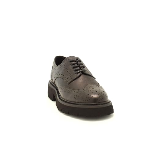 Carmela Para Mujer. 16195301-NEGRO Mocasines De Piel 161953 Negro (37), Plano, Ninguno, Casual - 2