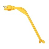 Pineeseatile Ayudas de Entrenamiento de Swing de Golf Entrenador de práctica de Swing Corrector de Gestos de Golf para Principiantes al Aire Libre, Amarillo