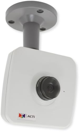 ACTi - E19-5MP Cube with Extreme WDR, SLLS, Fixed Lens, f2.8mm/F1.8 (HOV:117.5), H.265/H.264, 1080p/30fps, 2D+3D DNR,