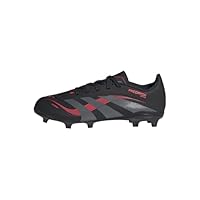 adidas Unisex League Firm Ground/Multi Ground Football Boots Kids, Core Black/Grey Four/Lucid Red, 2 UK