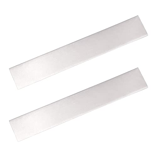 Shonan.Systems Pure Nickel Sheet, 6 Inches Anode for Plating, 2 Pack Plate, Electroplating Kit