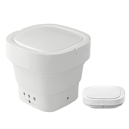 Mini Lavadora Plegable, Capacidad De 10 L, Lavadoras Portátiles, Lavadora Ultrasónica Con Fuente De Alimentación Usb, Capacidad De Lavandería De 2 Kg, Mini Lavadora Para El Hogar O Los Viajes Blanco Mini Lavadora Plegable, Capacidad De 10 L, Lavadoras Portátiles, Lavadora Ultrasónica Con Fuente De Alimentación Usb, Capacidad De Lavandería De 2 Kg, Mini Lavadora Para El Hogar O Los Viajes Blanco