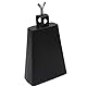 Schlagzeug 6inch Metall schwarz Cowbell Trommel Zubehör mit Stick