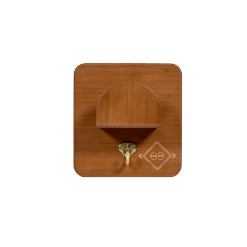 Soporte para trenzas individual acabado premium de madera para establos 2