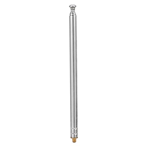 KINYARD Antenne d' filetee Externe RC modele de Voiture 5 Argent 5 Section 3 mm