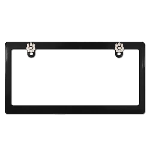 銀魂 エリザベス ナンバープレート フレーム ナンバーフレーム 普通車 軽自動車適用 装飾ボーダー タグ装飾 耐久性 カーアクセサリー 錆びにくい おしゃれ ?り物