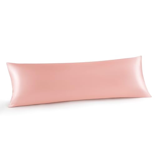 Image of INFIIXSO Silk Pillowcase Coral 20 inchx54 inch