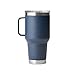 YETI Rambler 30 oz Travel Mug, Stainless Steel, Vacuum Insulated with Stronghold Lid, Navy