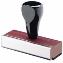 Traditional Wooden Rubber Stamp