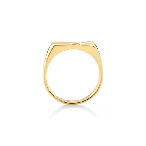 10K 14K 18K Gold Men's Diamond Wedding Band Pave Set Diamond Engagement Anniversary Wedding Ring for Men Jewelry Gift for Him3