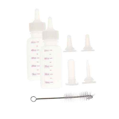 CIYODO Pet Nursing Feeders Pet Feeders Dog Cat Milk Feeding Bottles 50ml Kitten Formula Bottle