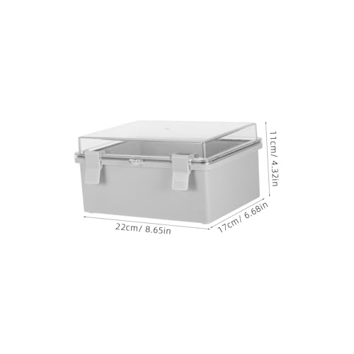 Boîte de jonction électrique étanche transparente boîtier extérieur pour projets - 2