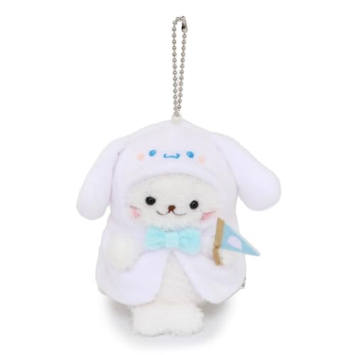 しろたん ぬいぐるみキーホルダー シナモロール 【しろたん×サンリオキャラクターズ】