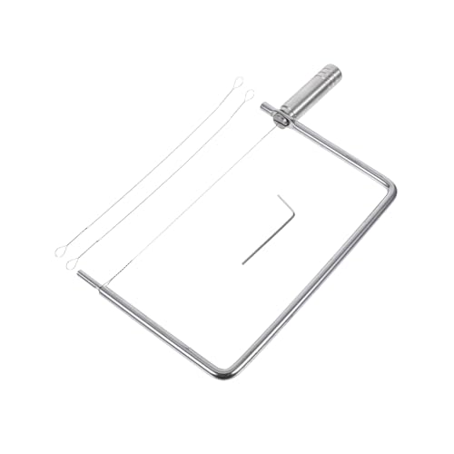 ZUNOXAZ Rebanadora De Queso Cortador De Huevos Multiusos Acero Inoxidable Almacenamiento Fácil Cortador De Alambre