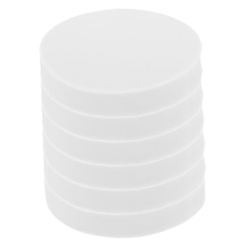 Operitacx 6pcs Engraved Rubber Blocks DIY Carving Stamps Multi-Function Carving Material Handmade Piles