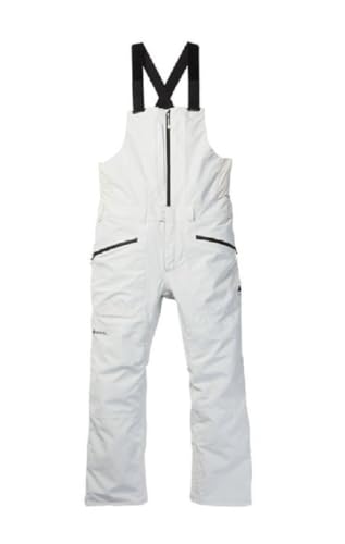 Burton Reserve Gore-Tex, 2L Bib Pants Stout White, weiß, L