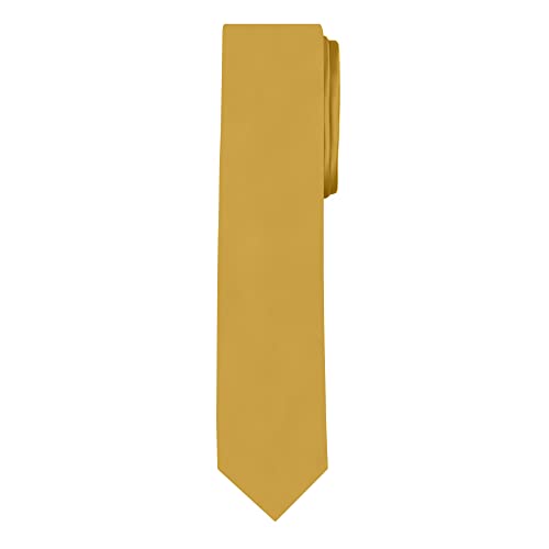 Image of Jacob Alexander Men's Skinny Width 2 inch Solid Color Tie