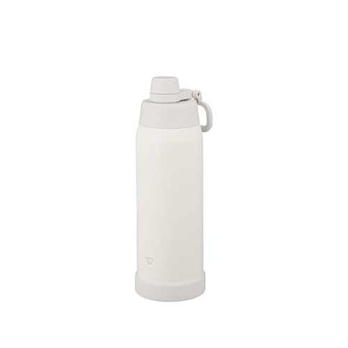 Zojirushi SD-KA100H-WM Stainless Cool Bottle, 34-Ounce, Pale White