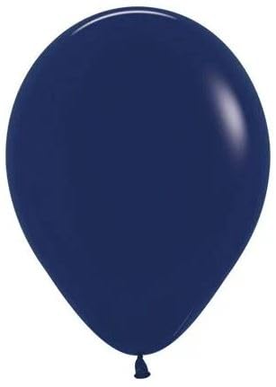 SEMPERTEX 11" Fashion Navy Blue Sempertex Balloons (50 Count) (Navy Blue)
