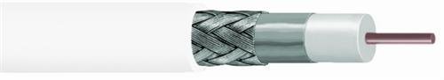 2227V - Uniprise RG 6 Type Quad Shield Plenum Video Coaxial Cable, 1,000 ft. reel