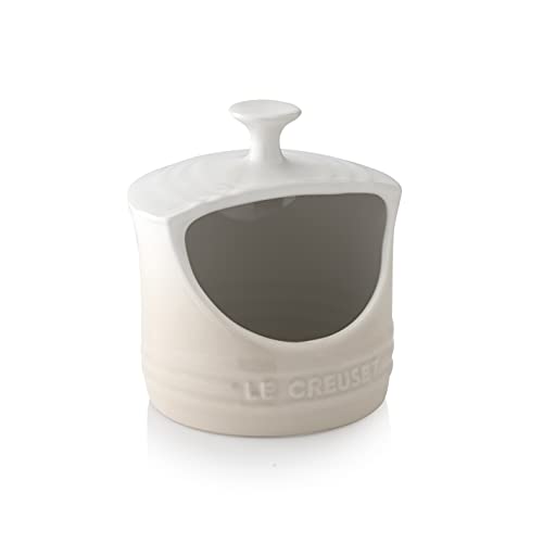 LE CREUSET Salero de cerámica de gres, Beige Merengue