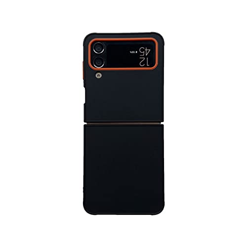 Coque antichoc pour Samsung Galaxy Z Flip 4 protection silicone mat noir