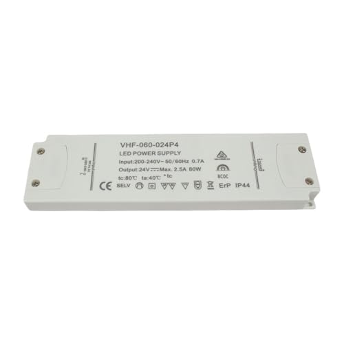 Pilote LED haute performance boîtier plastique compact mince 16,5mm