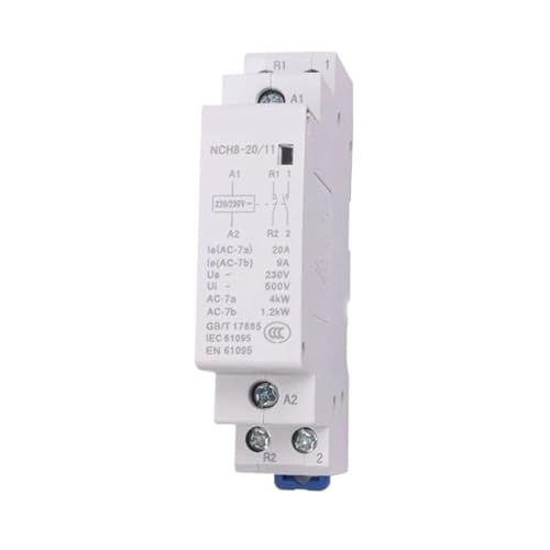 Contacteur AC monophasé NCH8-40 4NO 40A pour rail DIN domestique