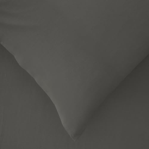 Bassetti Completo Letto Una Piazza E Mezzo, Grigio, 100% Cotone, 180X280 Cm, Set Lenzuola, Parure, Lavabile In Lavatrice, Lenzuolo Sopra, Lenzuolo Sotto Con Angoli, Federa - 5