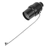 Base d'ampoule : convient à l'installation dans une variété de plafonniers muraux, vous pouvez l'installer selon vos propres besoins, remplacement de la douille de lampe à chaîne