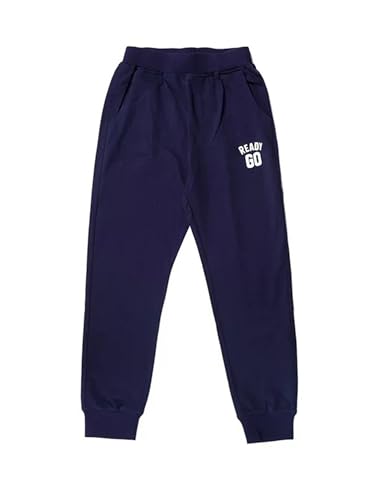 Kids Boys Elastic Waist Sweatpants Jogger Pants Workout Sport Trousers Activewear with Pockets