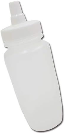 Amazon Co Jp はちみつ容器180ml ホワイトキャップ 業務用ローションや調味料の小分けに詰め替え用ハチミツ容器 蜂蜜容器 はちみつボトル ホーム キッチン
