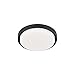 Kuzco Lighting EC44509-BK Bailey - 8.75 Inch 20W LED Outdoor Flush Mount, Black Finish