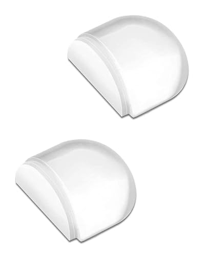 ZAMXHUG Topes Puertas - 2pcsTope Puertas Suelo,Topes para Puertas Adhesivos,Tope de Puerta Transparente para Proteger la Pared y los Muebles,no Se Requiere Taladrar,Aptos para Todos los Suelos Duros