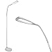 OttLite LED Standing Floor Lamp with Adjustable Flex Neck ? Dimmable with 3 Brightness Levels & Energy Efficient Natural Daylight LEDs - Stable Base for Living Room, Dorm, Bedroom, Office & Workshop