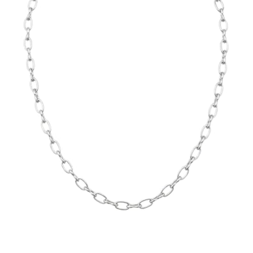 Image of THE MEN THING Chain for Men, Luxury Pure Titanium Steel Chain | Silver Stainless Steel Chain | Necklace Jewellery for Men & Boys