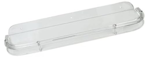 Image of 18inch Square Transparent ABS Plastic Unbreakable Bathroom Shelf | Wall Mount Rack & Organizer for Kitchen & Bathroom | Durable, Rust-Free, Space-Saving Storage Shelf (Pack of 1)