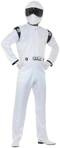Smiffys Smiffys Officially Licensed Top Gear, The Stig Men's Racing Costume
