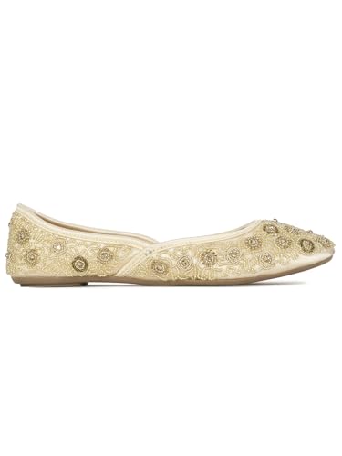 Image of Marie Claire Womens Peach Flat E 23 Ballet Flat