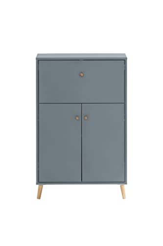 Schildmeyer Sekretär Serie Rena 500, 153501, Fjord, 65,2 x 39 x 101,7 cm