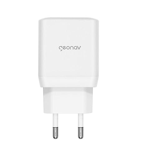 Geonav Carregador Universal SuperPower GaN Duo, 35W, 2 X USB-C Power Delivery, CH35PDWT, Branco