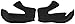 Answer Racing 474101 Powersports Motocross Dirtbike Protective Gear Accessories: Cheek Pads for AR3 Helmet, Black, S