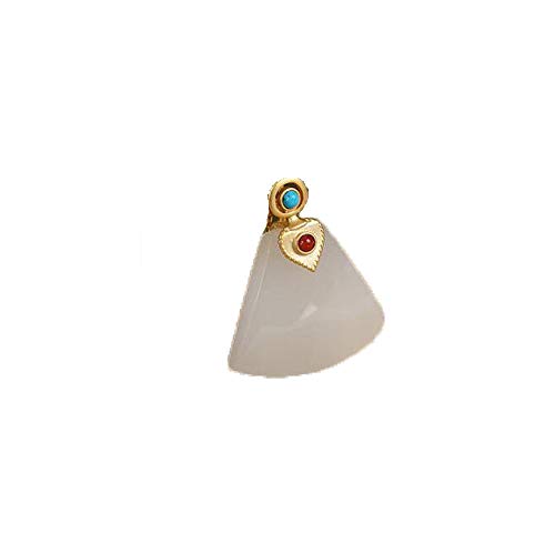 Collier blanc en jade Hetian et argent, le bijou chic du quotidien