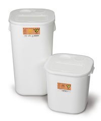 PT# 9752 Container Sharps-Tainer Stackable XL White 16gal 6/Ca by, Medical Action Industries